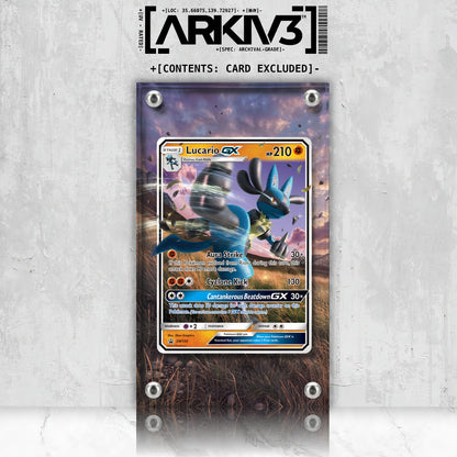 [UNIT: SM100/248] // Lucario-GX Extended Art Display Case - Raw