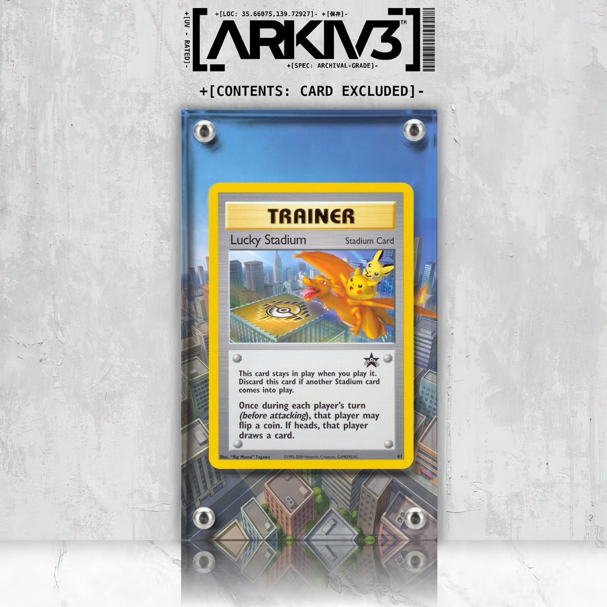 [UNIT: 41/53] // Lucky Stadium WOTC Extended Art Display Case - Raw