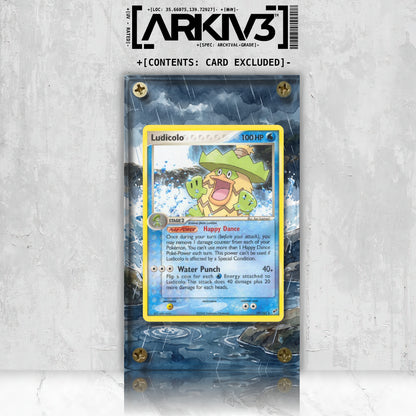 [UNIT: 19/107] // Ludicolo Extended Art Display Case - Raw