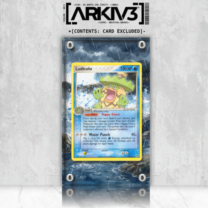 [UNIT: 19/107] // Ludicolo Extended Art Display Case - Raw