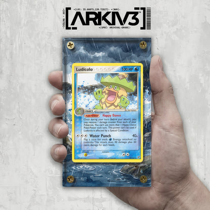 [UNIT: 19/107] // Ludicolo Extended Art Display Case - Raw