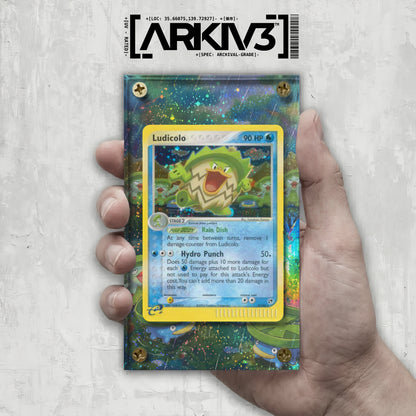 [UNIT: 7/100] // Ludicolo Extended Art Display Case - Raw