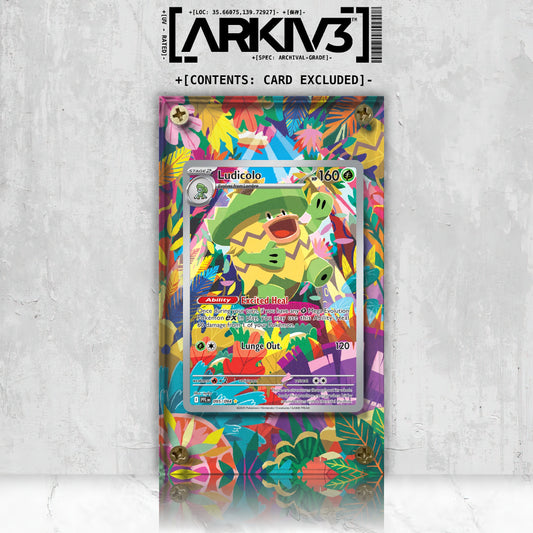 [UNIT: 95/94] // Ludicolo Extended Art Display Case - Raw