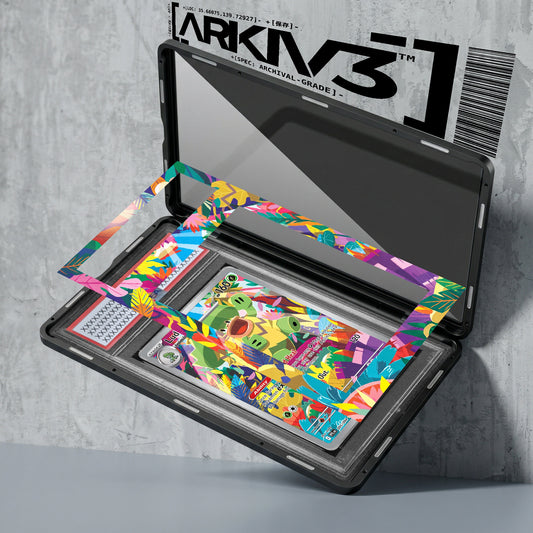 ARKIV3 PSA graded exploded mockup
