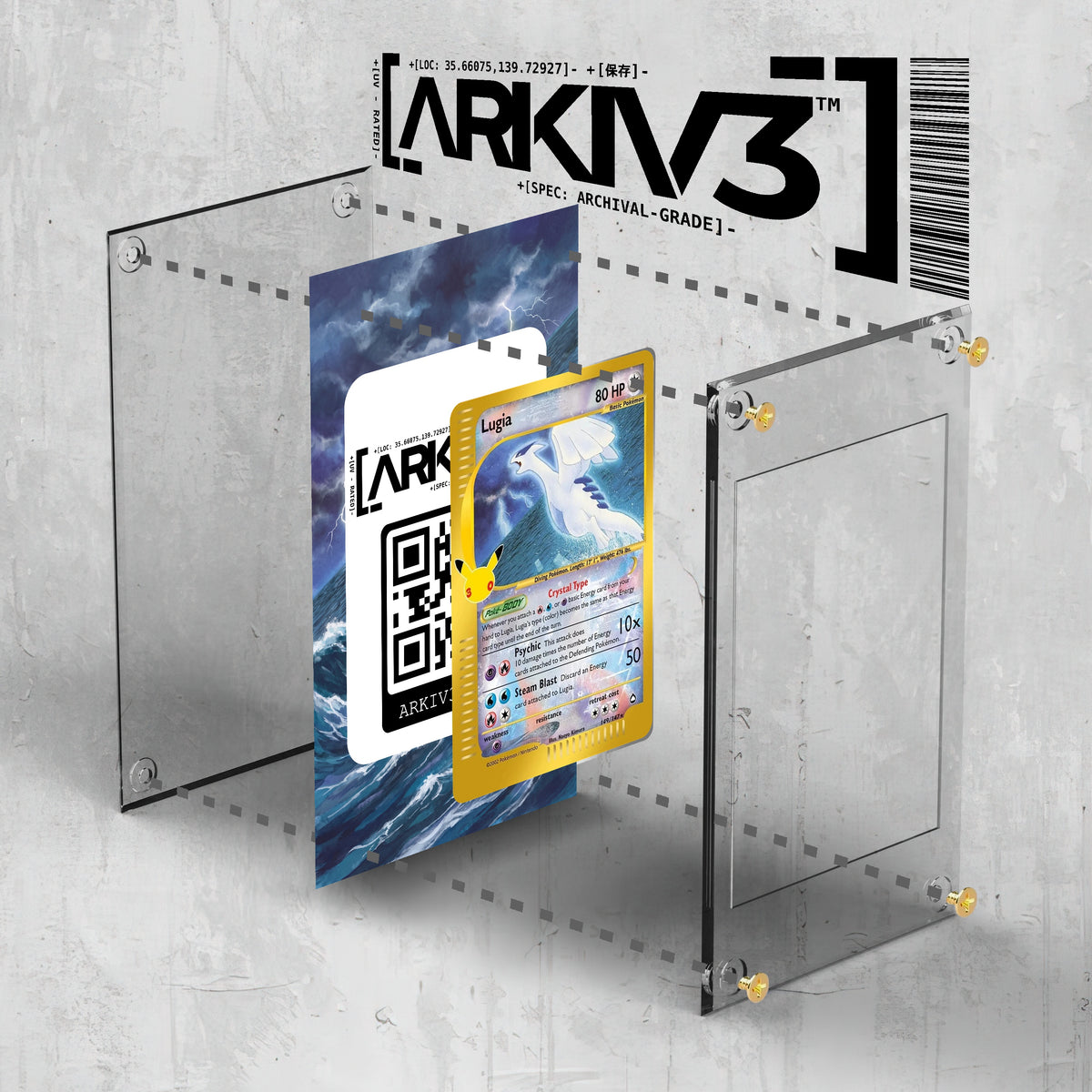 [UNIT: 149/147] // Lugia Extended Art Display Case - Raw