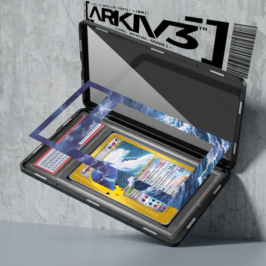 ARKIV3 PSA graded exploded mockup