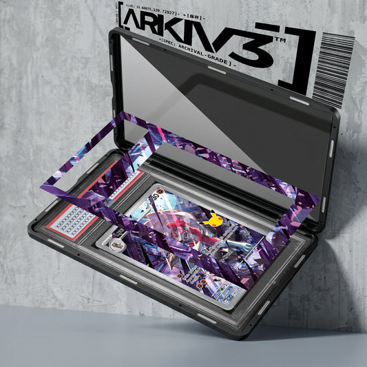 ARKIV3 PSA graded exploded mockup