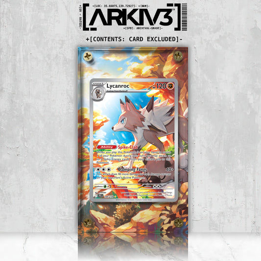 [UNIT: 166/159] // Lycanroc Extended Art Display Case - Raw