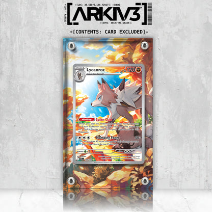 [UNIT: 166/159] // Lycanroc Extended Art Display Case - Raw