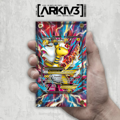 [UNIT: 88/98] // M Ampharos EX Extended Art Display Case - Raw