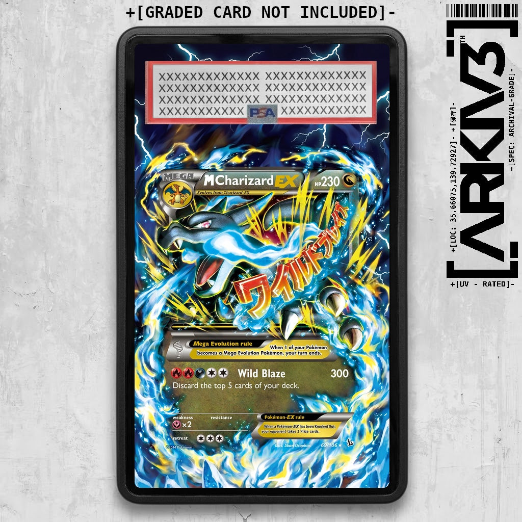 [UNIT: 69/106] // M Charizard-EX Extended Art Display Case - Graded
