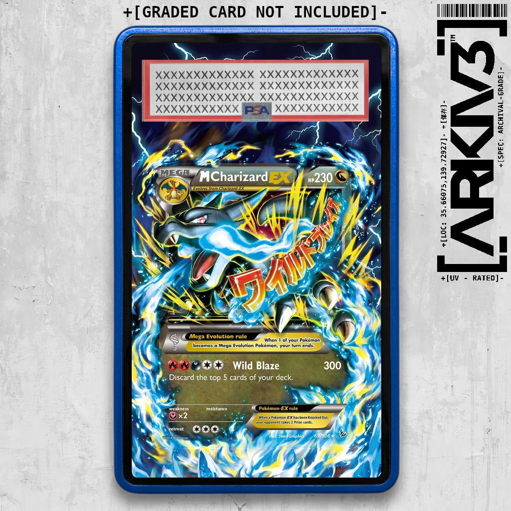 [UNIT: 69/106] // M Charizard-EX Extended Art Display Case - Graded