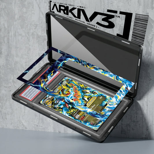ARKIV3 PSA graded exploded mockup