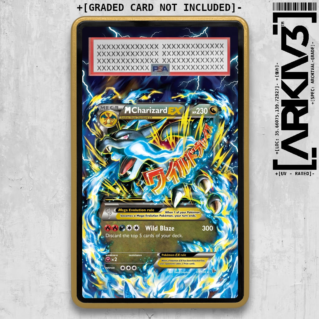 [UNIT: 69/106] // M Charizard-EX Extended Art Display Case - Graded