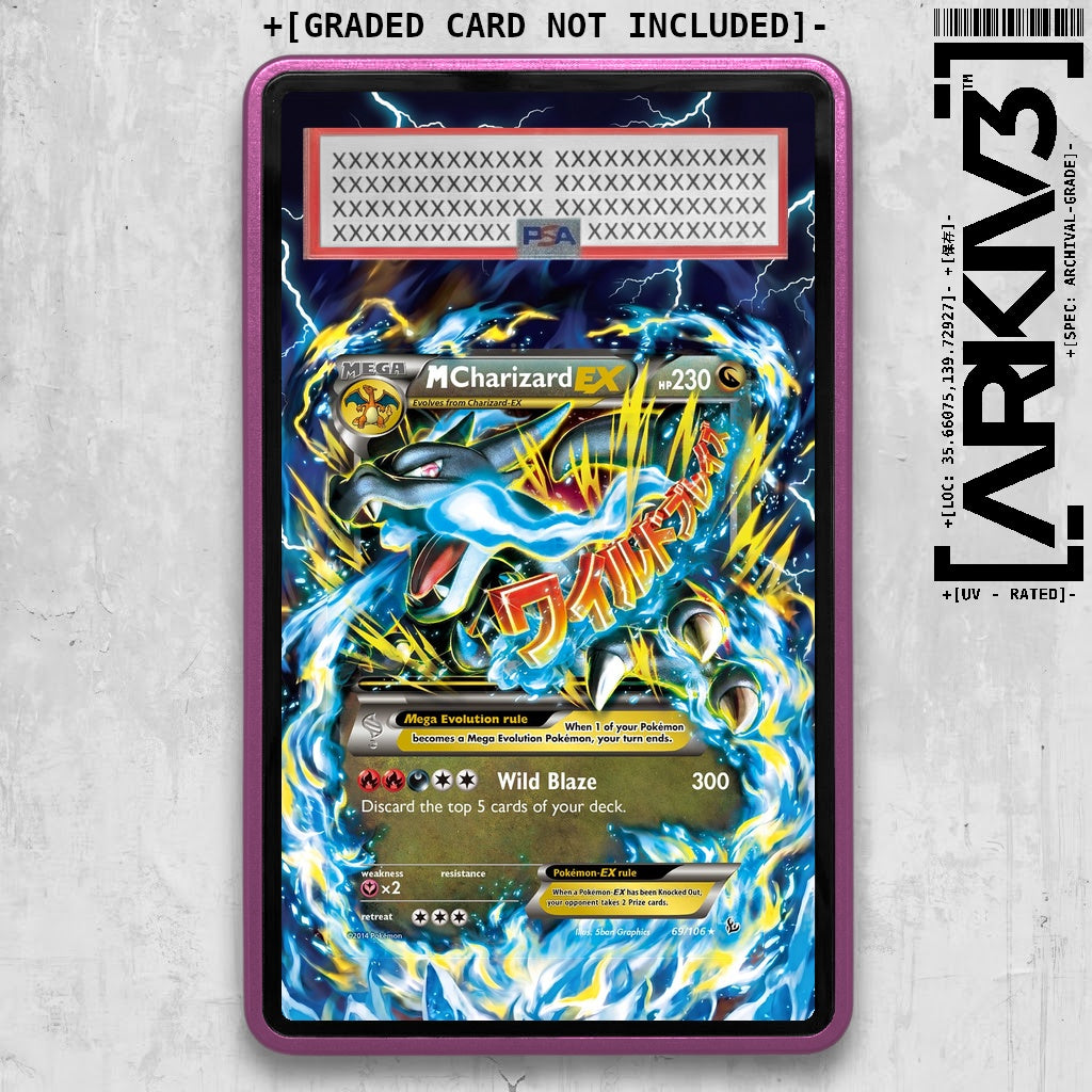 [UNIT: 69/106] // M Charizard-EX Extended Art Display Case - Graded