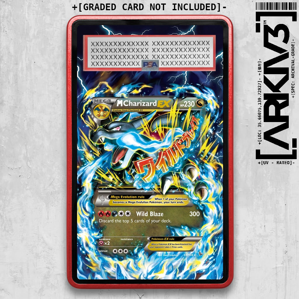 [UNIT: 69/106] // M Charizard-EX Extended Art Display Case - Graded