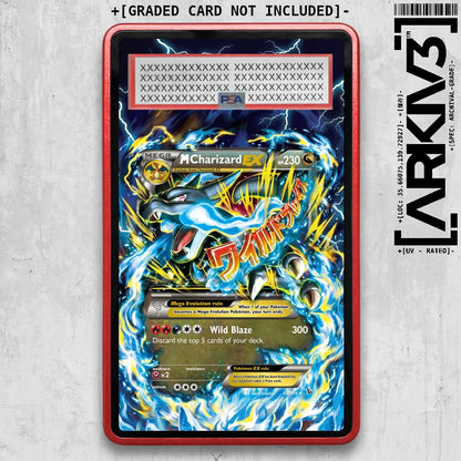[UNIT: 69/106] // M Charizard-EX Extended Art Display Case - Graded