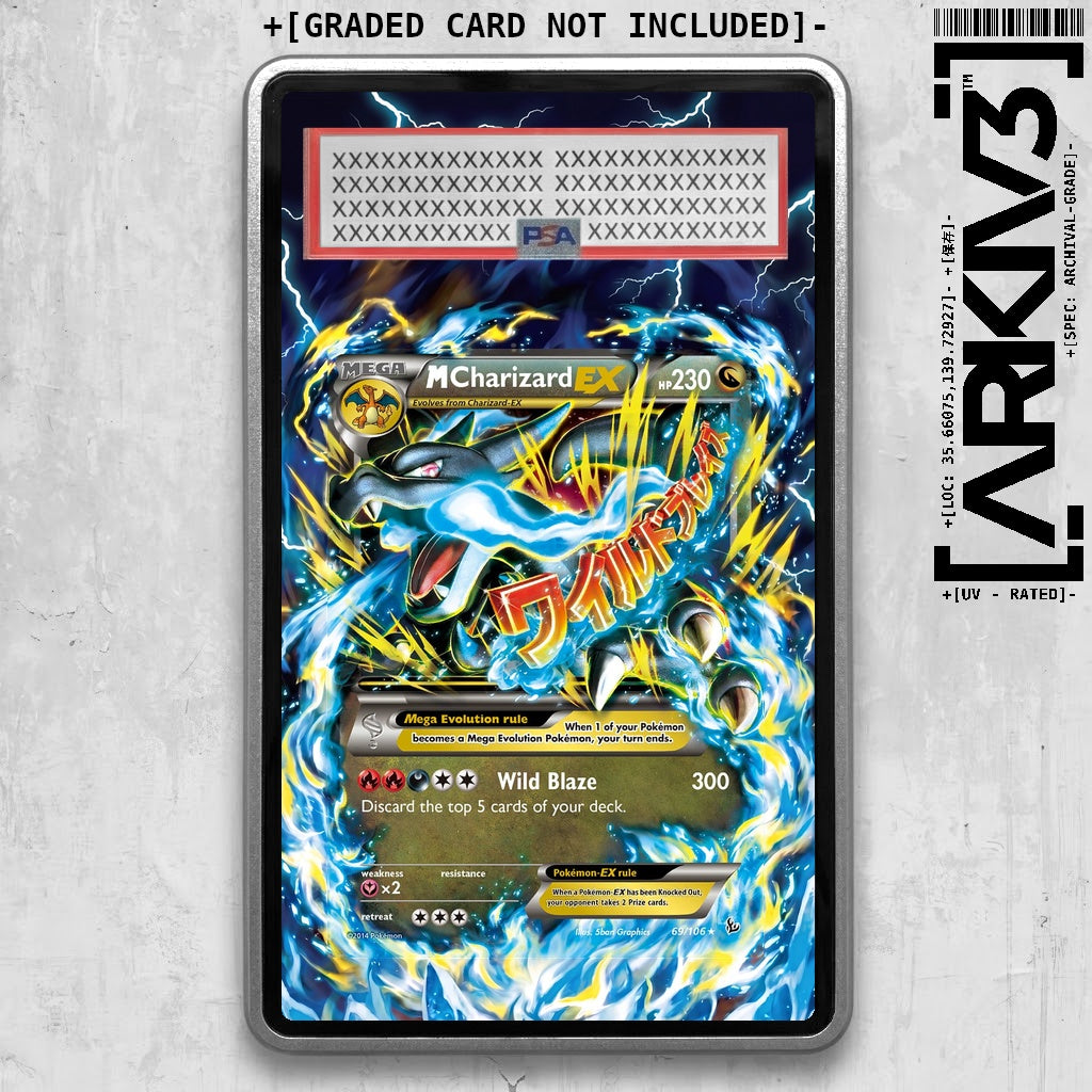 [UNIT: 69/106] // M Charizard-EX Extended Art Display Case - Graded