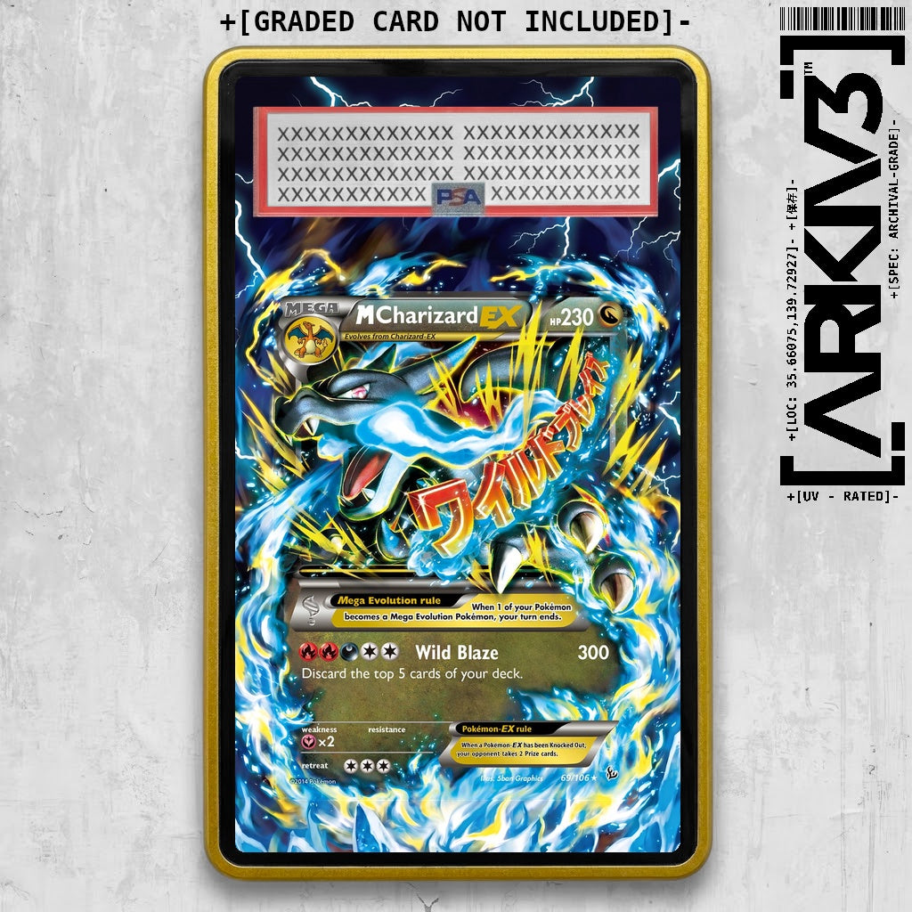 [UNIT: 69/106] // M Charizard-EX Extended Art Display Case - Graded