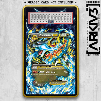 [UNIT: 69/106] // M Charizard-EX Extended Art Display Case - Graded