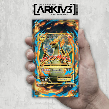 [UNIT: 101/108] // M Charizard EX Extended Art Display Case - Raw