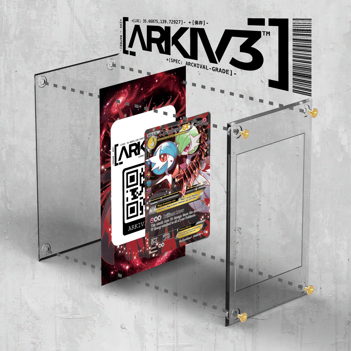 [UNIT: RC31/83] // M Gardevoir-EX Extended Art Display Case - Raw