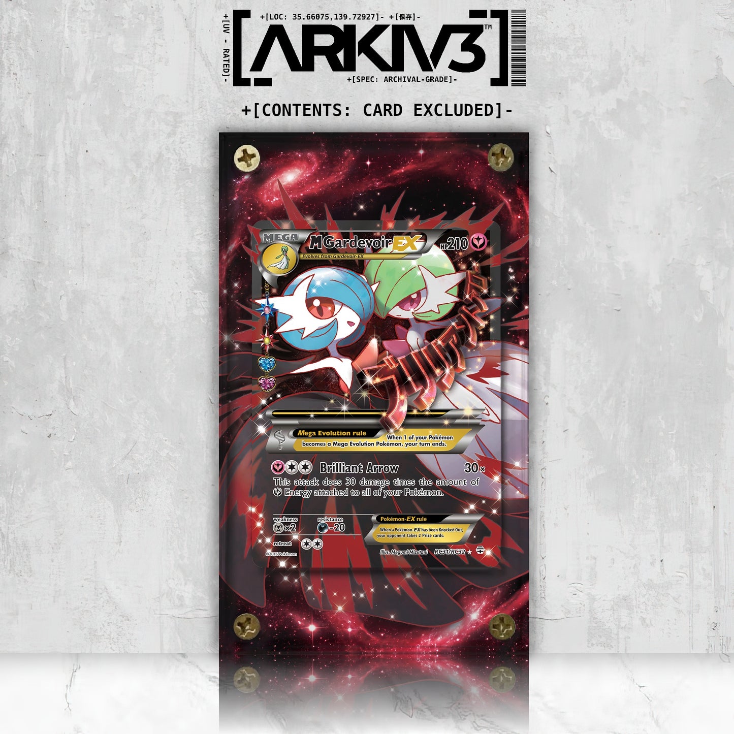 [UNIT: RC31/83] // M Gardevoir-EX Extended Art Display Case - Raw