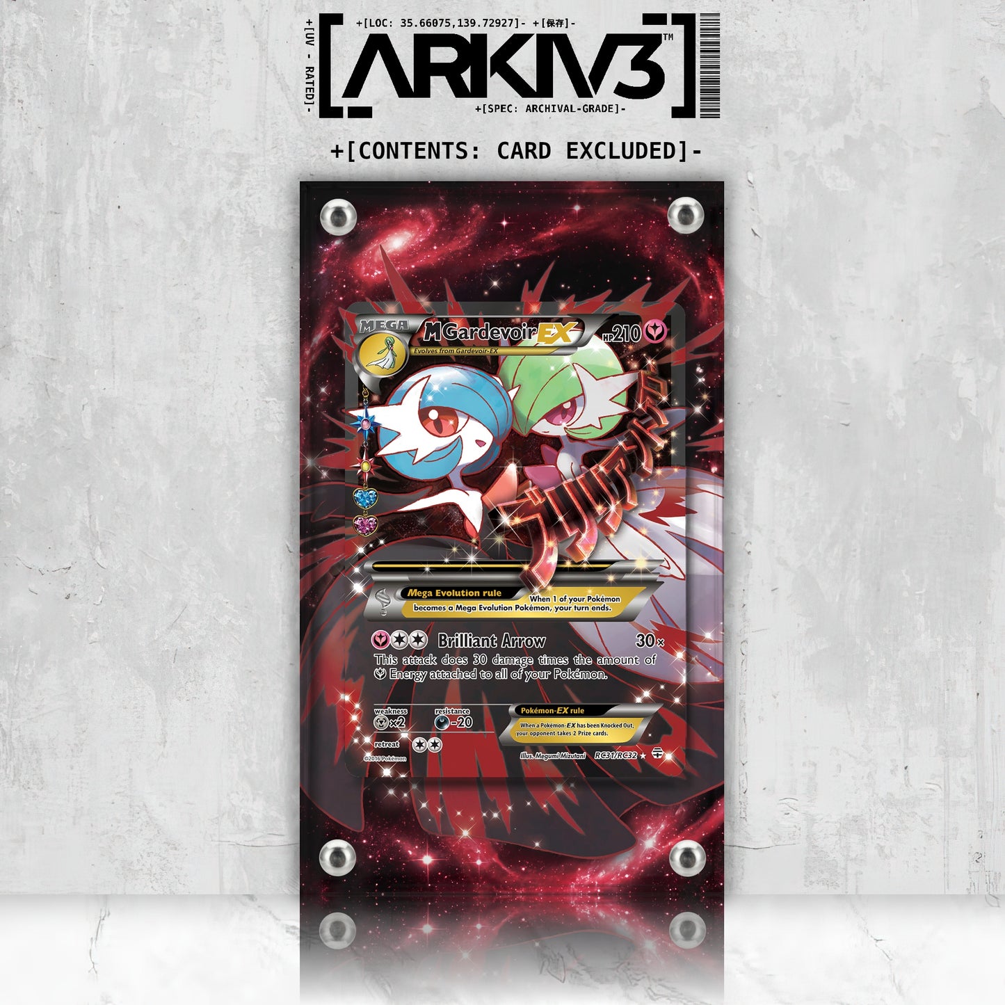 [UNIT: RC31/83] // M Gardevoir-EX Extended Art Display Case - Raw