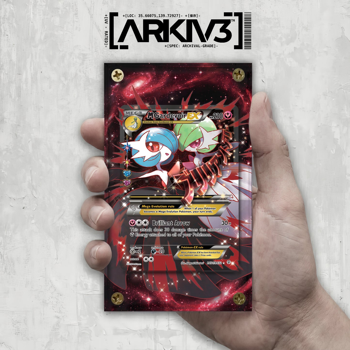 [UNIT: RC31/83] // M Gardevoir-EX Extended Art Display Case - Raw