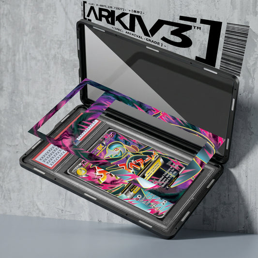 ARKIV3 PSA graded exploded mockup