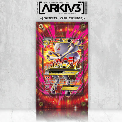 [UNIT: 160/162] // M Mewtwo-EX Extended Art Display Case - Raw