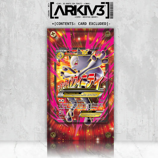 [UNIT: 160/162] // M Mewtwo-EX Extended Art Display Case - Raw