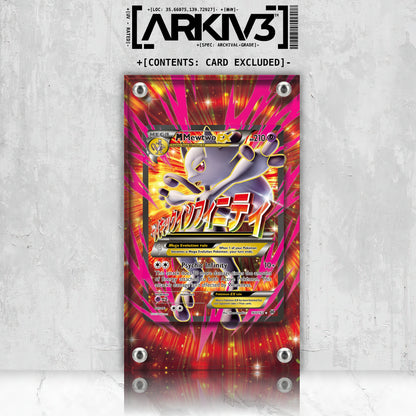 [UNIT: 160/162] // M Mewtwo-EX Extended Art Display Case - Raw