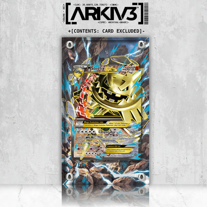 [UNIT: 109/114] // M Steelix EX Extended Art Display Case - Raw