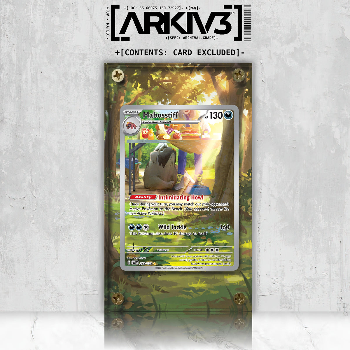 [UNIT: 218/198] // Mabosstiff Extended Art Display Case - Raw