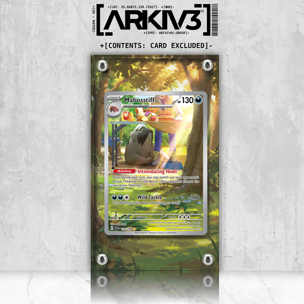 [UNIT: 218/198] // Mabosstiff Extended Art Display Case - Raw