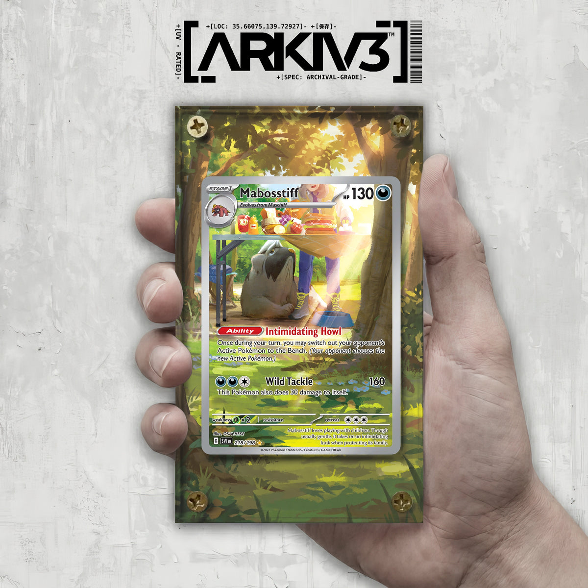 [UNIT: 218/198] // Mabosstiff Extended Art Display Case - Raw