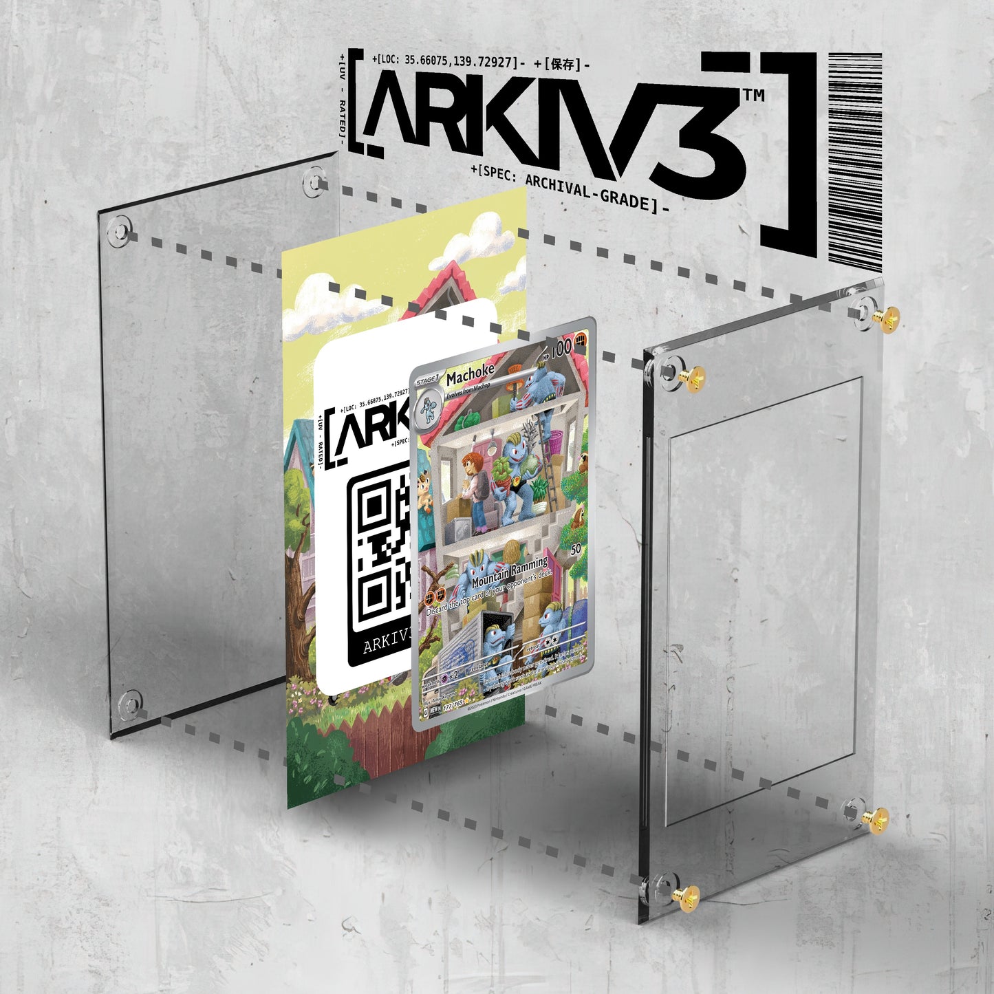 [UNIT: 177/165] // Machoke Extended Art Display Case - Raw
