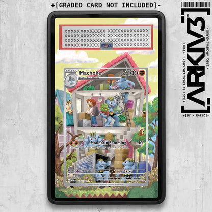 [UNIT: 177/165] // Machoke Extended Art Display Case - Graded