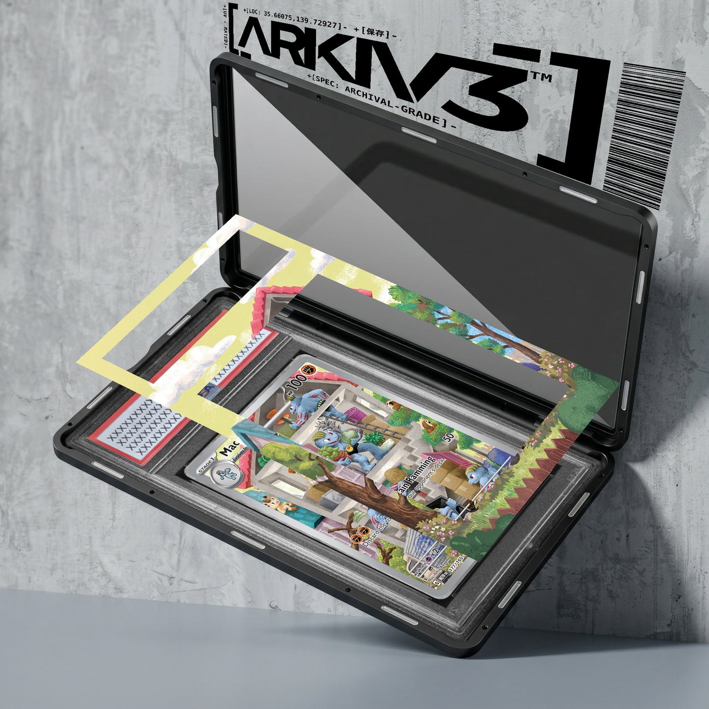 [UNIT: 177/165] // Machoke Extended Art Display Case - Graded
