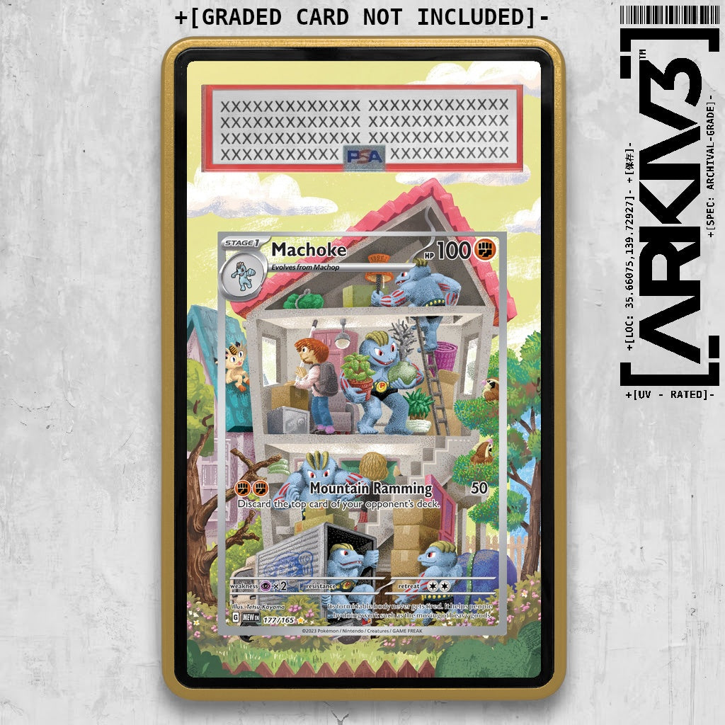 [UNIT: 177/165] // Machoke Extended Art Display Case - Graded