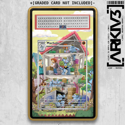 [UNIT: 177/165] // Machoke Extended Art Display Case - Graded