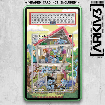 [UNIT: 177/165] // Machoke Extended Art Display Case - Graded