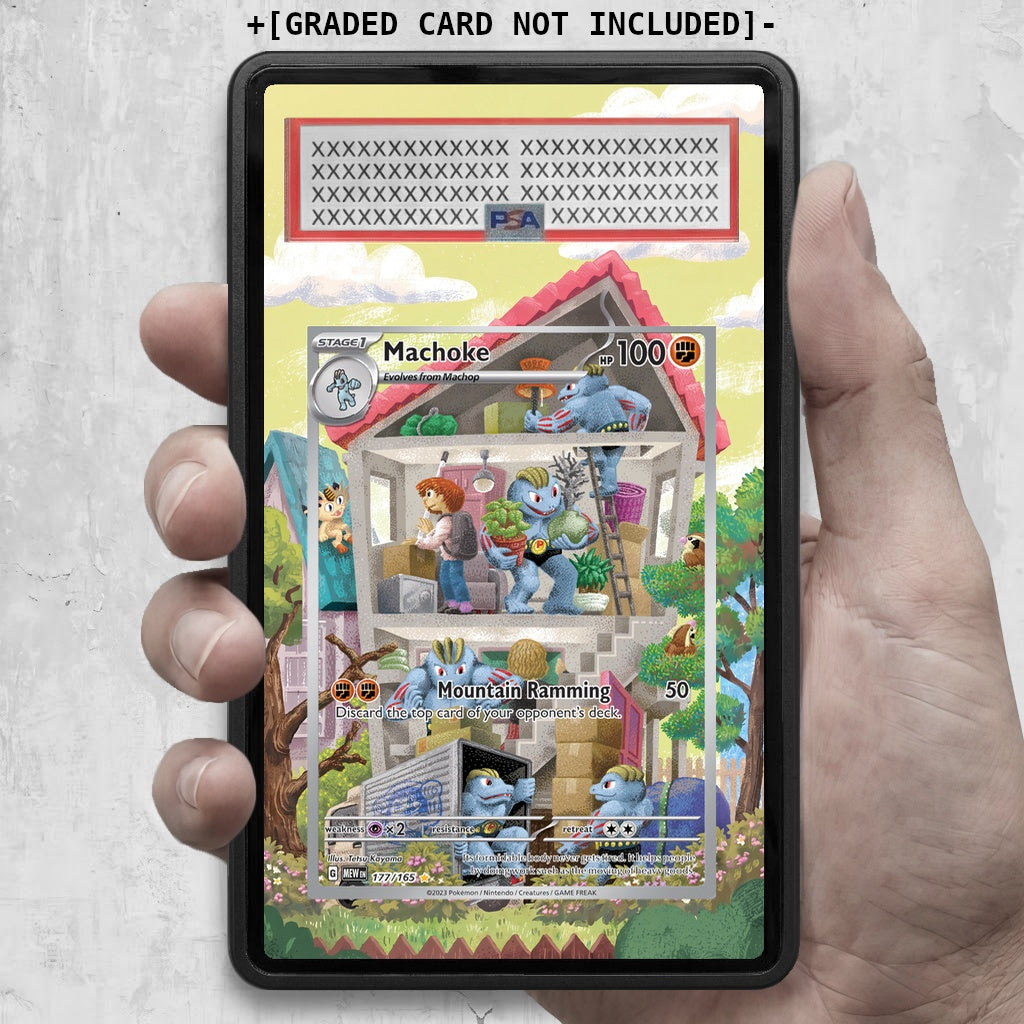 [UNIT: 177/165] // Machoke Extended Art Display Case - Graded
