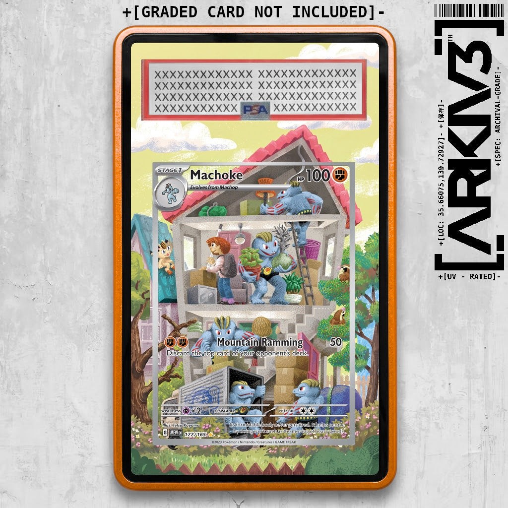 [UNIT: 177/165] // Machoke Extended Art Display Case - Graded