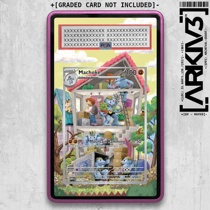 [UNIT: 177/165] // Machoke Extended Art Display Case - Graded