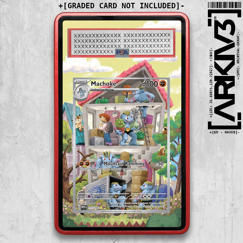 [UNIT: 177/165] // Machoke Extended Art Display Case - Graded