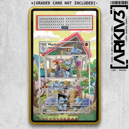 [UNIT: 177/165] // Machoke Extended Art Display Case - Graded