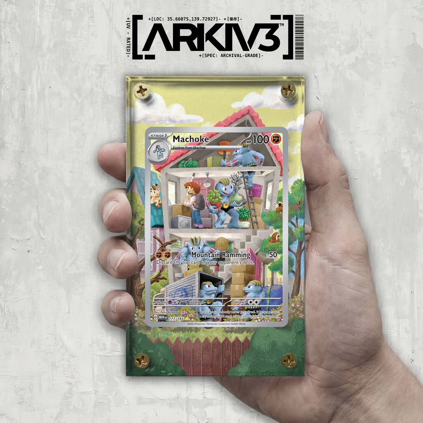[UNIT: 177/165] // Machoke Extended Art Display Case - Raw