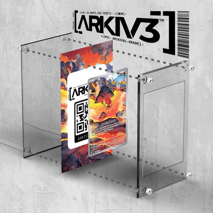 [UNIT: 186/182] // Magby Extended Art Display Case - Raw